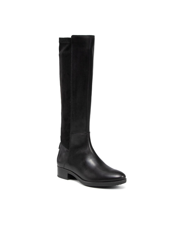 Geox Geox Kozačky D Felicity D D16G1D 043JZ C9999 Černá