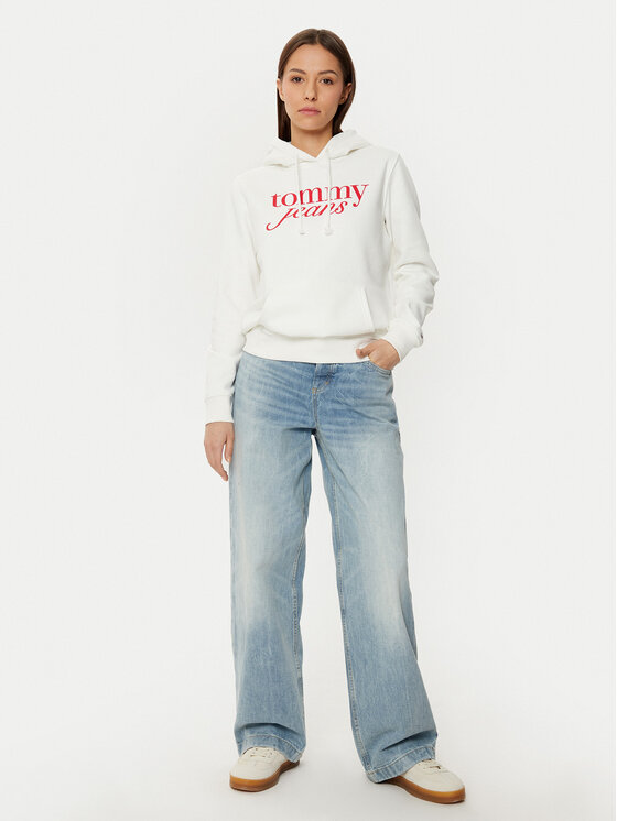 Tommy Jeans Tommy Jeans Bluza DW0DW20170 Écru Regular Fit