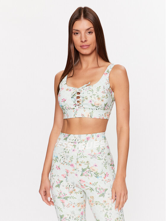 Guess Guess Sportinė liemenėlė Davina V3GP12 MC049 Žalia