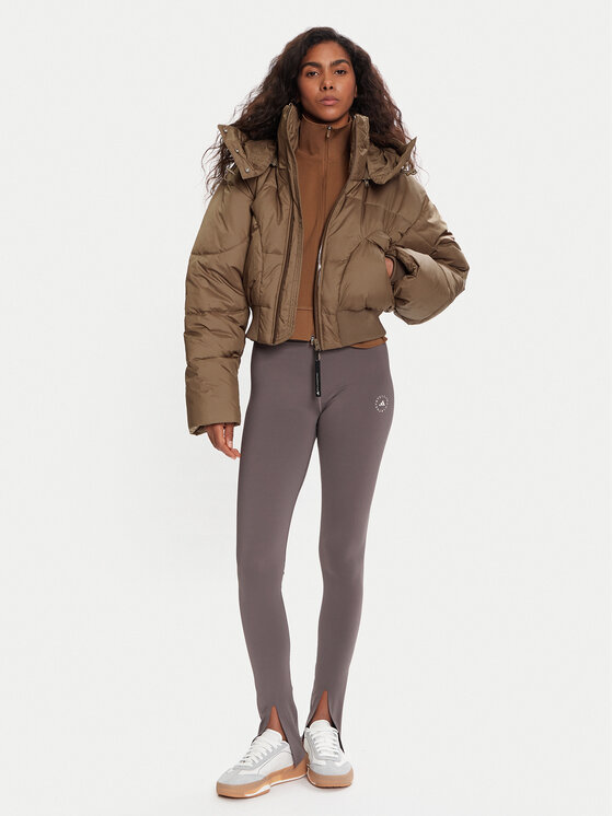 adidas by Stella McCartney adidas by Stella McCartney Zimska jakna JM3652 Bež Loose Fit