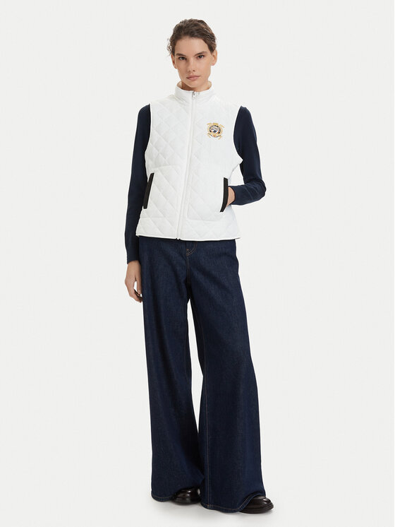 Beverly Hills Polo Club Beverly Hills Polo Club Bodywarmer P-SS26W-JK0281-0009 Creme Regular Fit