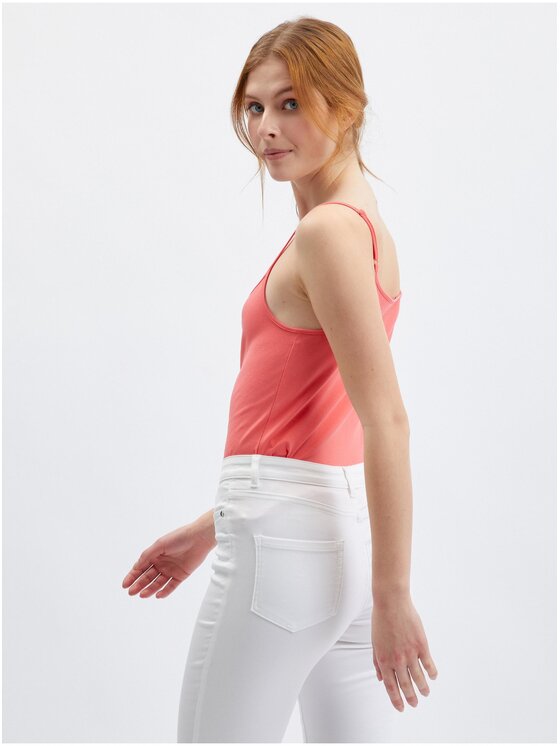 Orsay Orsay Tank top 104161224000__L Różowy Regular Fit