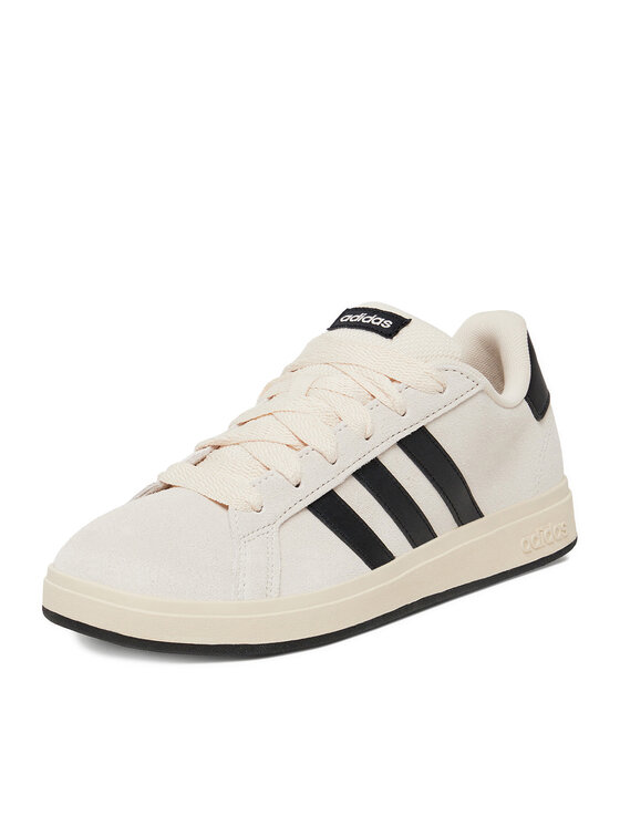 adidas adidas Sneakersy GRAND COURT 00s K JR5569 Kremowy