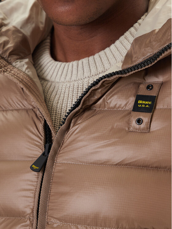 Blauer Blauer Преходно яке 25WBLUC02079 Бежов Regular Fit