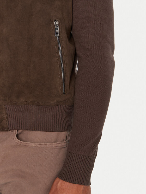 Milestone Milestone Lederjacke MSRayan 531624 60700 Braun Regular Fit
