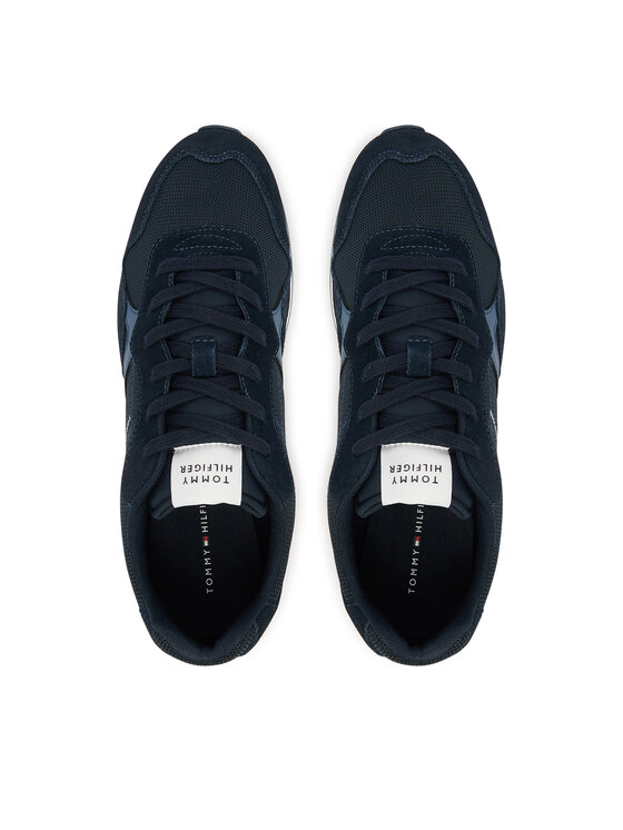 Tommy Hilfiger Tommy Hilfiger Sneakersy Runner Icon Mix FM0FM05679 Tmavomodrá