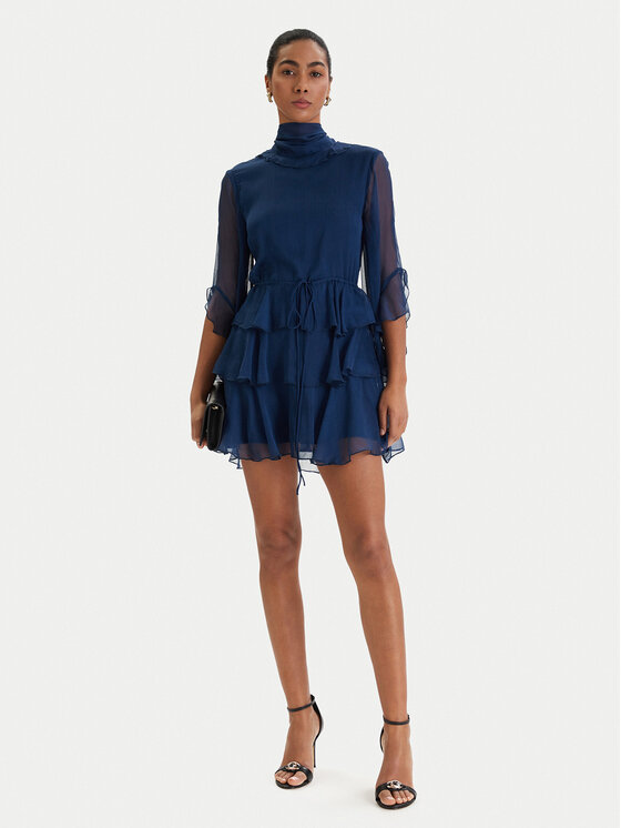 Bardot Bardot Sukienka koktajlowa Norah 60273DB Granatowy Slim Fit