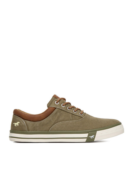 Mustang Mustang Sneakers aus Stoff 4072-315 Khakifarben