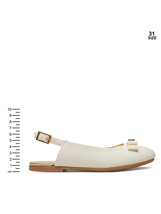 Tommy Hilfiger Tommy Hilfiger Basutės Ballerina Chanel T4A3-33929-0206 M Écru