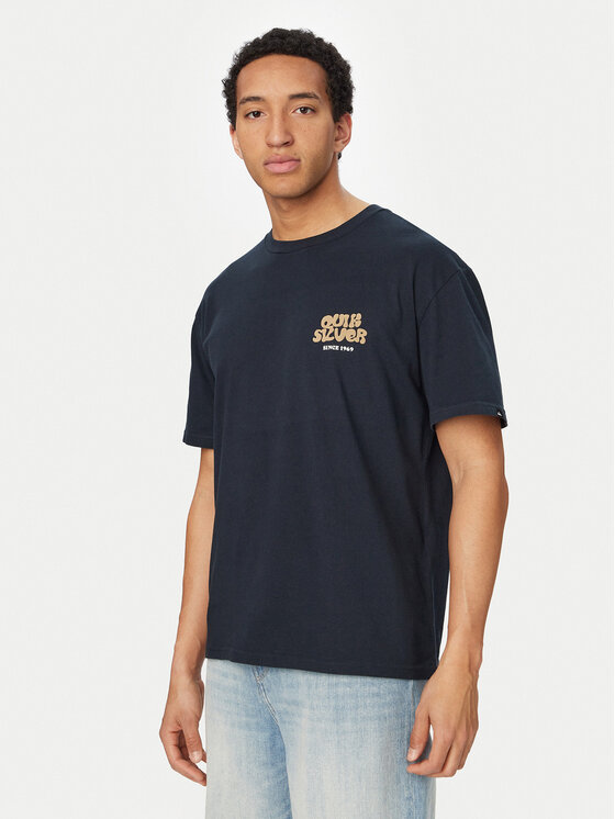 Quiksilver Quiksilver Póló Fruits Tide EQYZT08296 Fekete Regular Fit