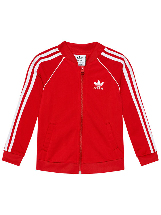 adidas Jogginganzug Unisex adicolor Sst Track GN8439 Rot Regular Fit •  Modivo.de