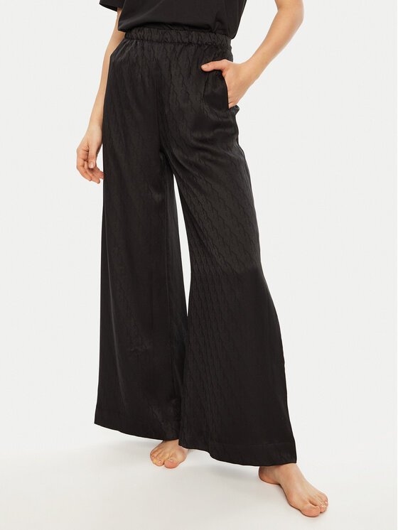 Calvin Klein Calvin Klein Pyžamové kalhoty 000QS7304E Černá Relaxed Fit