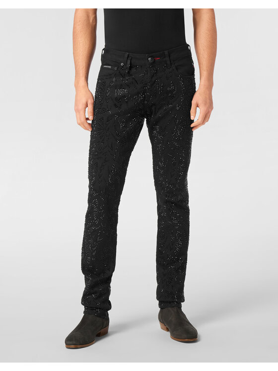 PHILIPP PLEIN PHILIPP PLEIN Jeansy 24909 Czarny Regular Fit