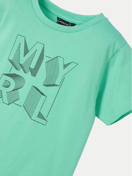 Mayoral Mayoral Тишърт 170 Зелен Regular Fit