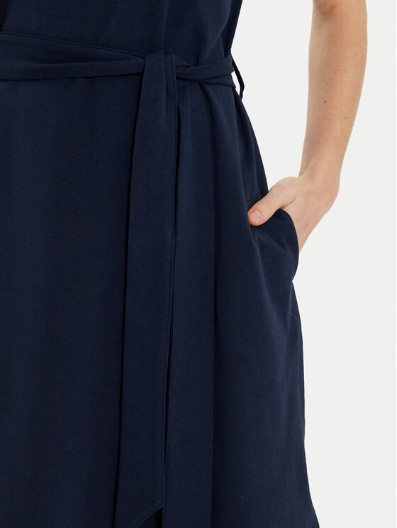Tommy Hilfiger Tommy Hilfiger Φόρεμα καθημερινό WW0WW45183 Σκούρο μπλε Regular Fit