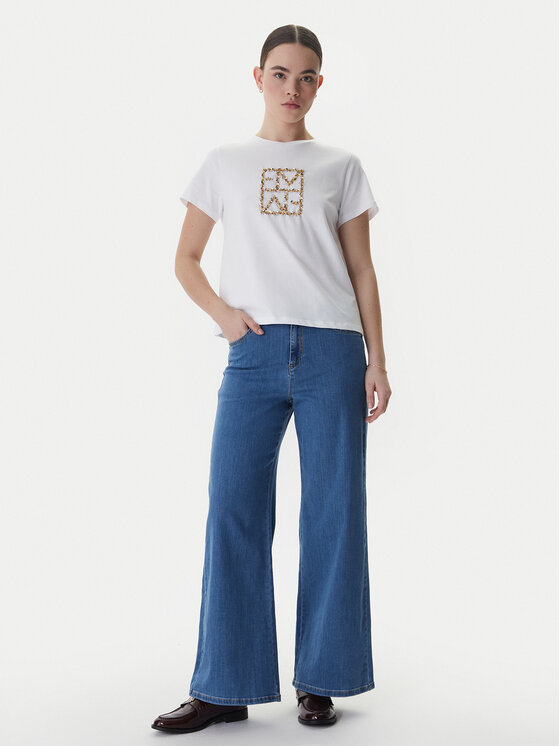 Marella Marella Majica Tema 2615971031 Bela Regular Fit