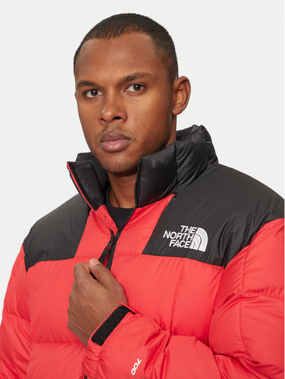 The North Face Geacă din puf Lhotse NF0A3Y23 Roșu Regular Fit