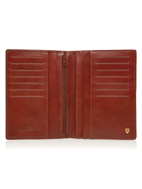 Castelijn & Beerens Castelijn & Beerens Etui na karty kredytowe 219636 Brązowy