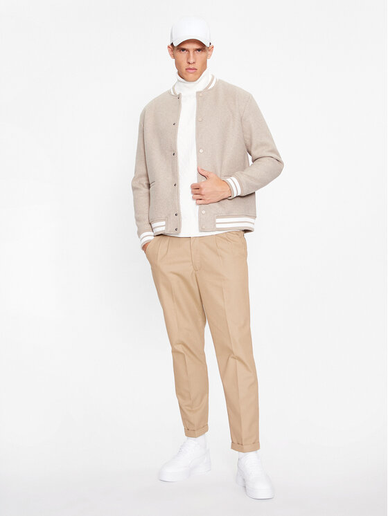 Only & Sons Only & Sons Μπόμπερ μπουφάν 22025212 Μπεζ Regular Fit
