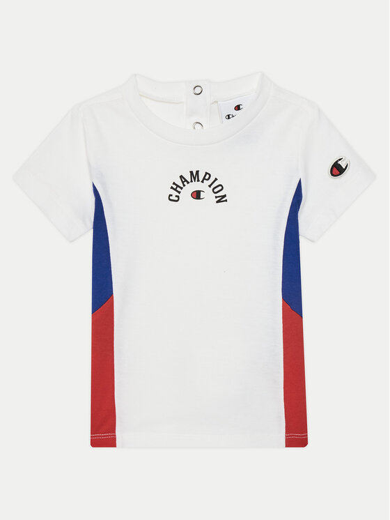 Champion Champion Póló és rövidnadrág 307012 Fehér Regular Fit
