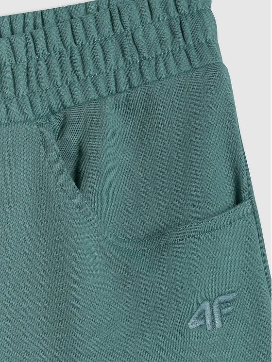 4F 4F Pantaloni da tuta 4FRSS26TTROF2011-46S Verde Loose Fit