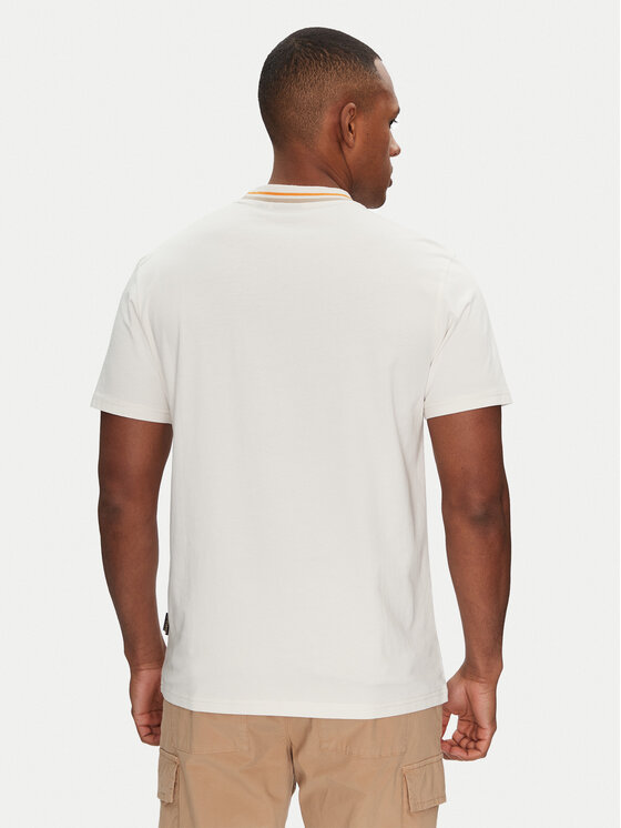 Napapijri Napapijri T-Shirt S-Murlo NP0A4IEJN1A1 Biały Regular Fit