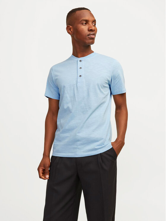 Jack&Jones Tricou Jprblunixs 12257965 Albastru Slim Fit