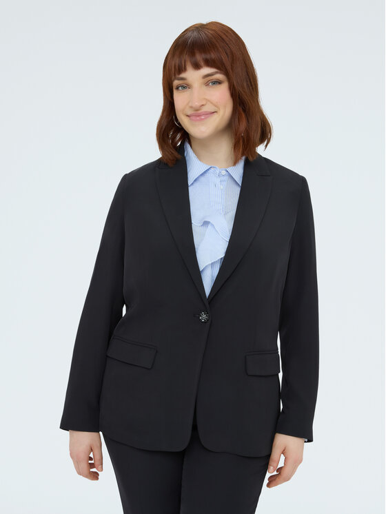Fiorella Rubino Fiorella Rubino Giacca da abito Q027T000275N033 Nero A-Line Fit