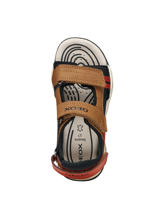 Geox Geox Sandále Jr Borealis J450RA 015ME CD6N6 S Hnedá