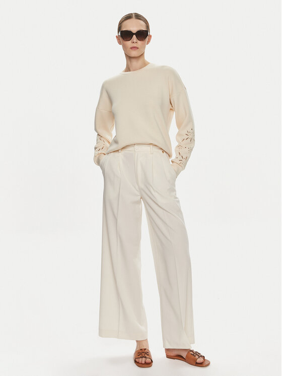 Vila Vila Bluza Sif 14099158 Beżowy Regular Fit
