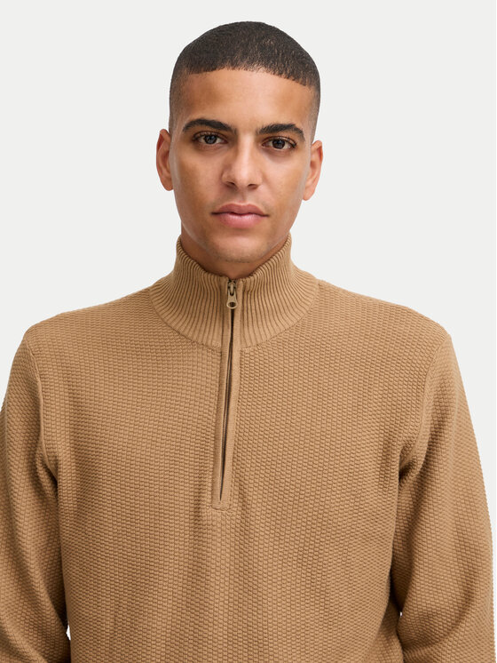 Blend Blend Sveter 20718078 Béžová Regular Fit