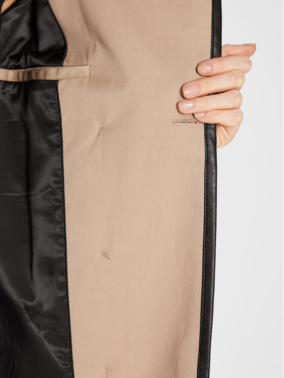 Bruuns Bazaar Bruuns Bazaar Trench Portland Mina BBW2996 Bež Regular Fit
