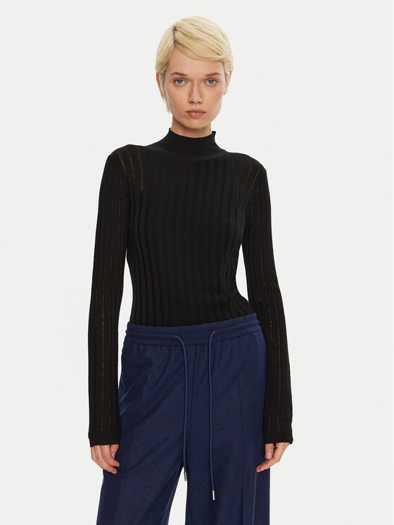 BOSS Boss Поло Fatirami 50523736 Черен Slim Fit