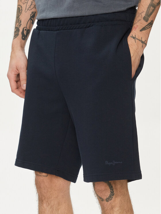 Pepe Jeans Pepe Jeans Pantaloni scurți sport Joe PM211646 Bleumarin Regular Fit