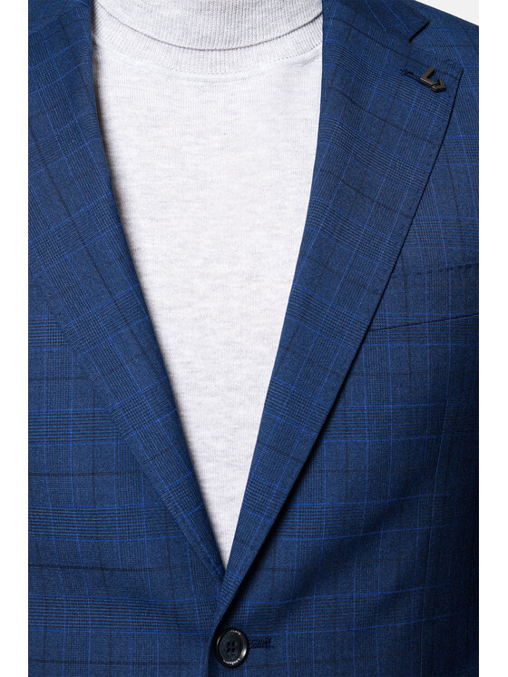 Lancerto Lancerto Garnitur GA073222000002 Granatowy Slim Fit