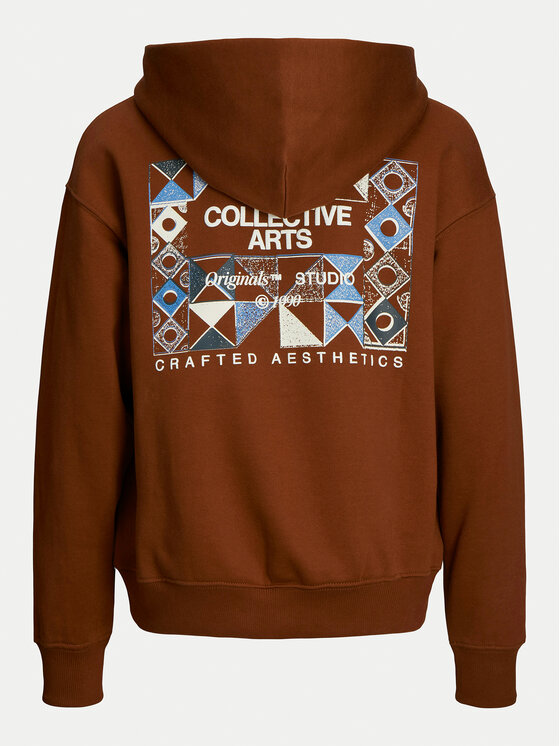 Jack&Jones Junior Jack&Jones Junior Sweatshirt Noho Back Graphic 12263292 Braun Relaxed Fit