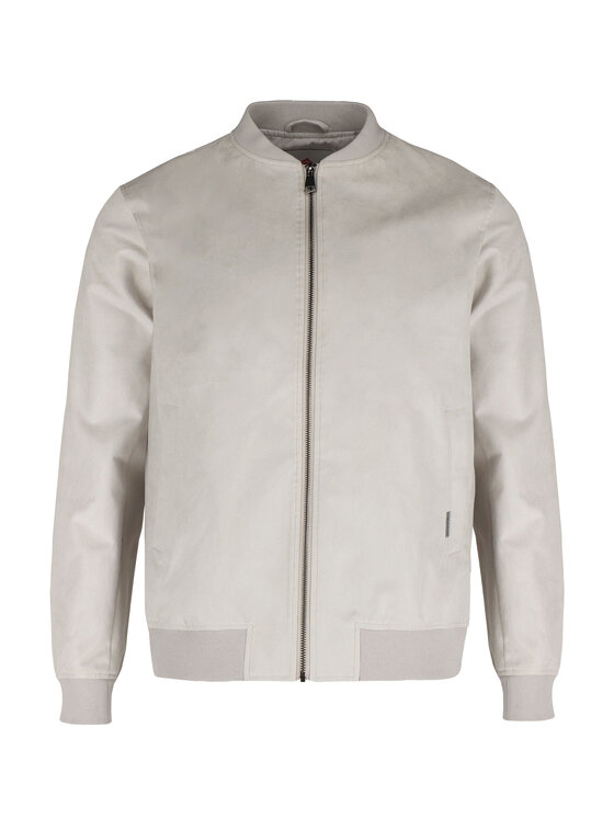 Volcano Volcano Kurtka bomber J-SAMOS Szary Regular Fit