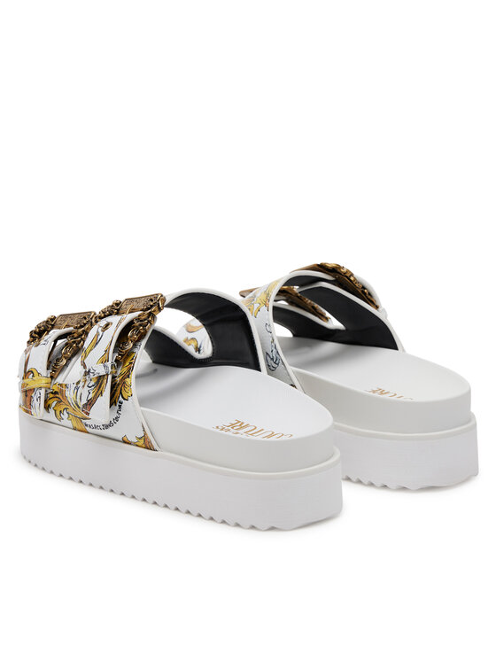 Versace Jeans Couture Versace Jeans Couture Şlapi 78VA3SM1 ZS366 G03 Alb