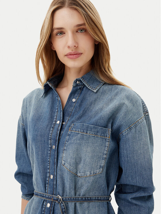JOOP! Jeans JOOP! Jeans Sukienka jeansowa Nele 30046673 Niebieski Regular Fit