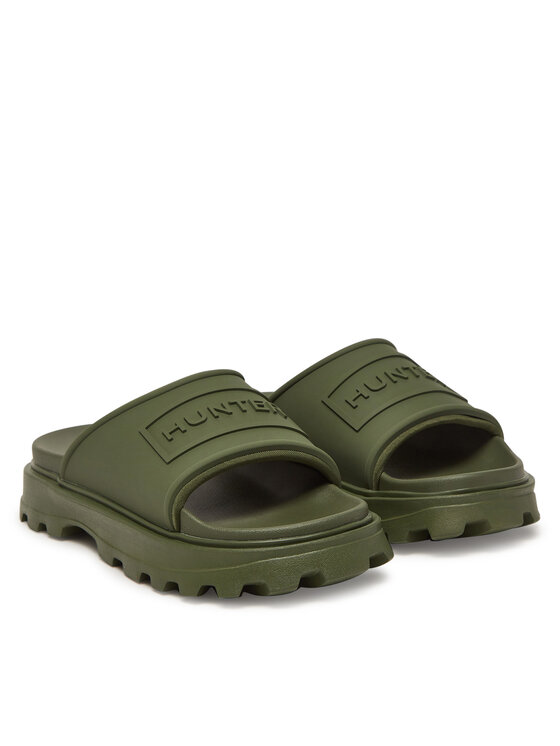 Hunter Hunter Şlapi HFRU0007251 Verde