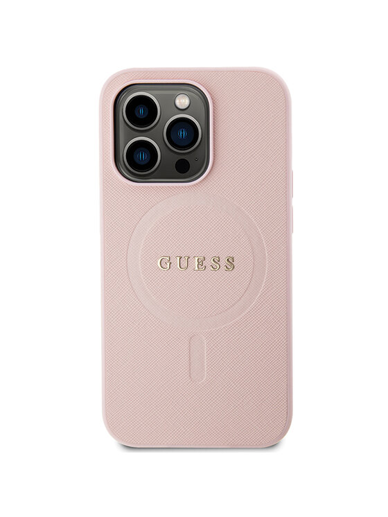 Guess Guess Etui na telefon iPhone 13 Pro Różowy