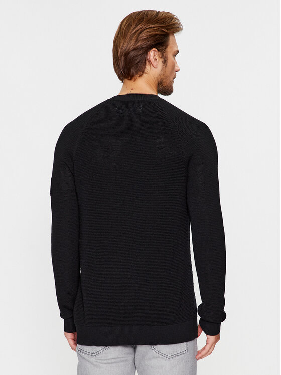 Calvin Klein Jeans Calvin Klein Jeans Πουλόβερ J30J325092 Μαύρο Regular Fit