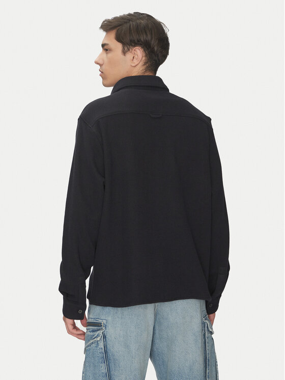 HUGO HUGO Koszula Ekynone 50534184 Czarny Oversize