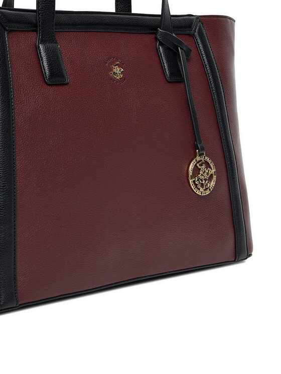 Beverly Hills Polo Club Beverly Hills Polo Club Ročna torba C-BHPC-L-007-08 Bordo rdeča