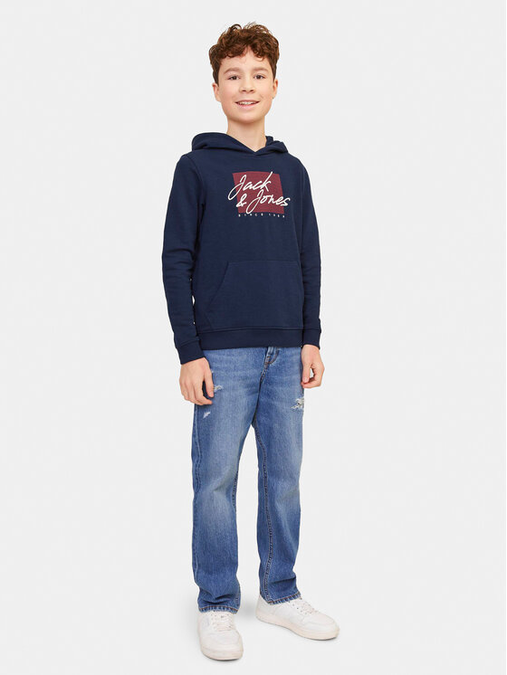 Jack&Jones Junior Jack&Jones Junior Jopa Zuri 12249874 Mornarsko modra Standard Fit