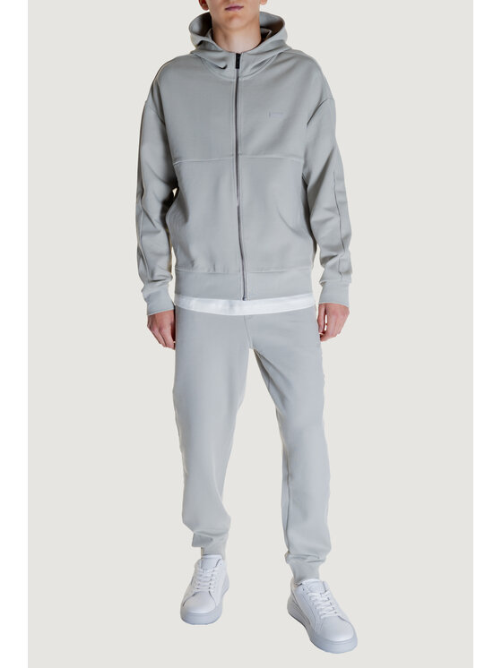 Calvin Klein Calvin Klein Felpa SHADOW EMBOSSED LOGO Grigio Casual Fit