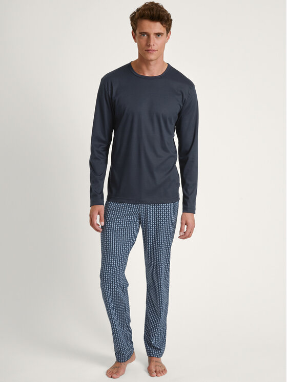 Calida Calida Piżama 46187 Granatowy Regular Fit