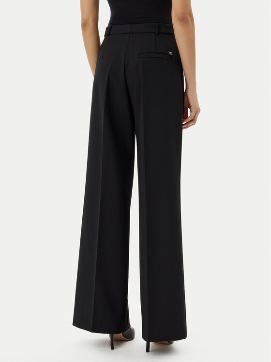 HUGO HUGO Palazzo nadrágok Hasmina 50542647 Fekete Wide Leg