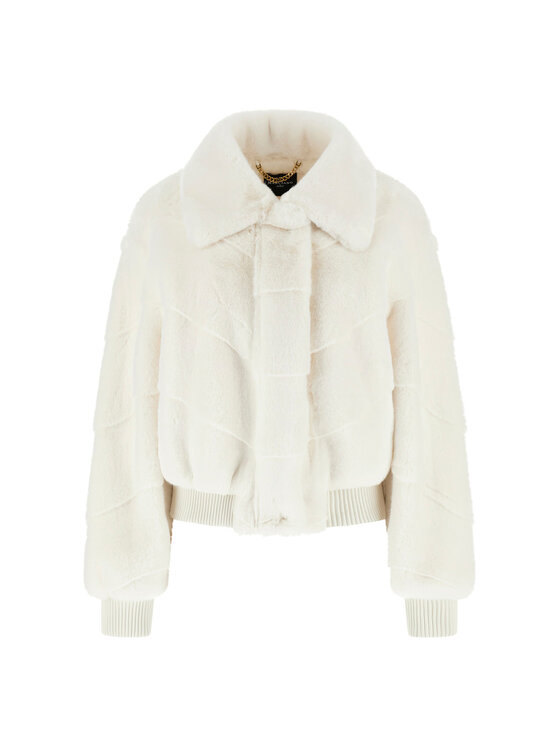 Marciano Guess Marciano Guess Кожено палто 5BGL11 7375A Бял Regular Fit