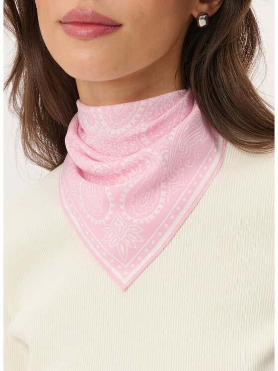 LEBRAND LEBRAND Chusta Bandana mini Różowy jasny